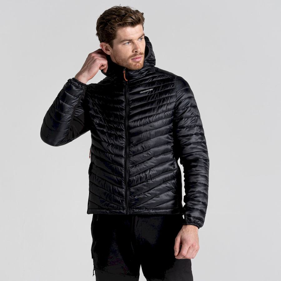 Vestes Craghoppers ExpoLite Insulated Encapuchonné Noir Homme | FCO-6914627