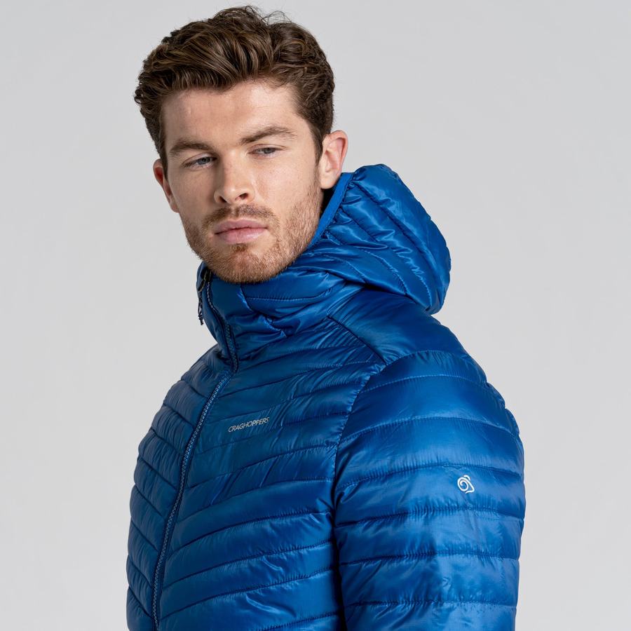 Vestes Craghoppers ExpoLite Insulated Encapuchonné Bleu Homme | YUA-1003676