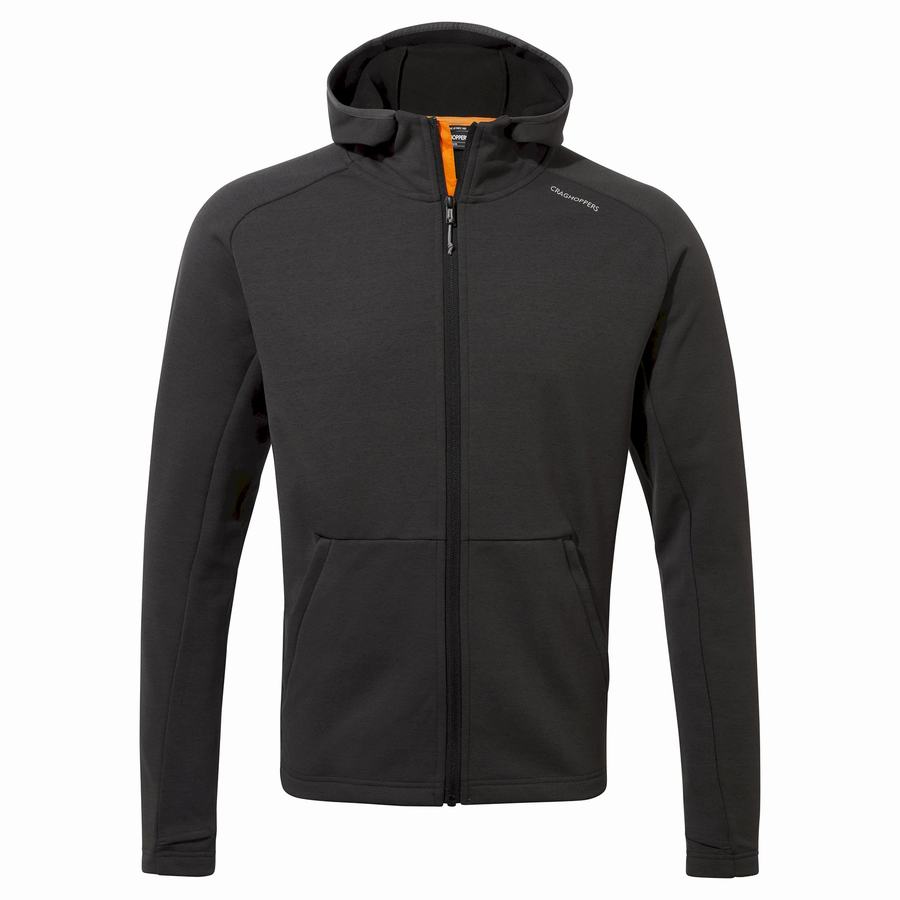 Vestes Craghoppers Dynamic Pro Encapuchonné Noir Homme | CPH-0183961