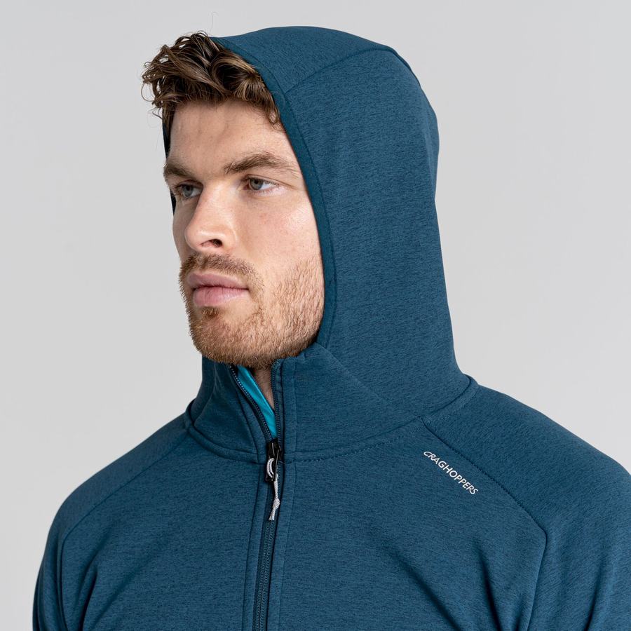 Vestes Craghoppers Dynamic Pro Encapuchonné Bleu Foncé Homme | GGN-8039639