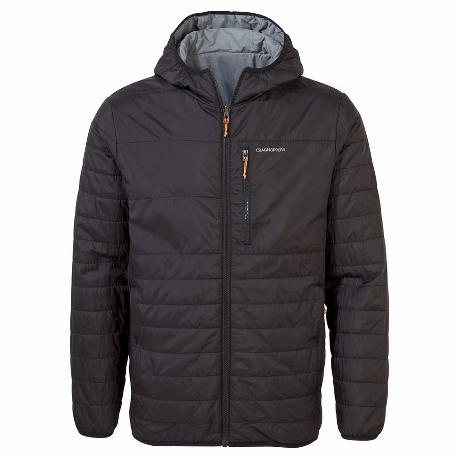 Vestes Craghoppers Compresslite VI Encapuchonné Noir Homme | HNO-0775240