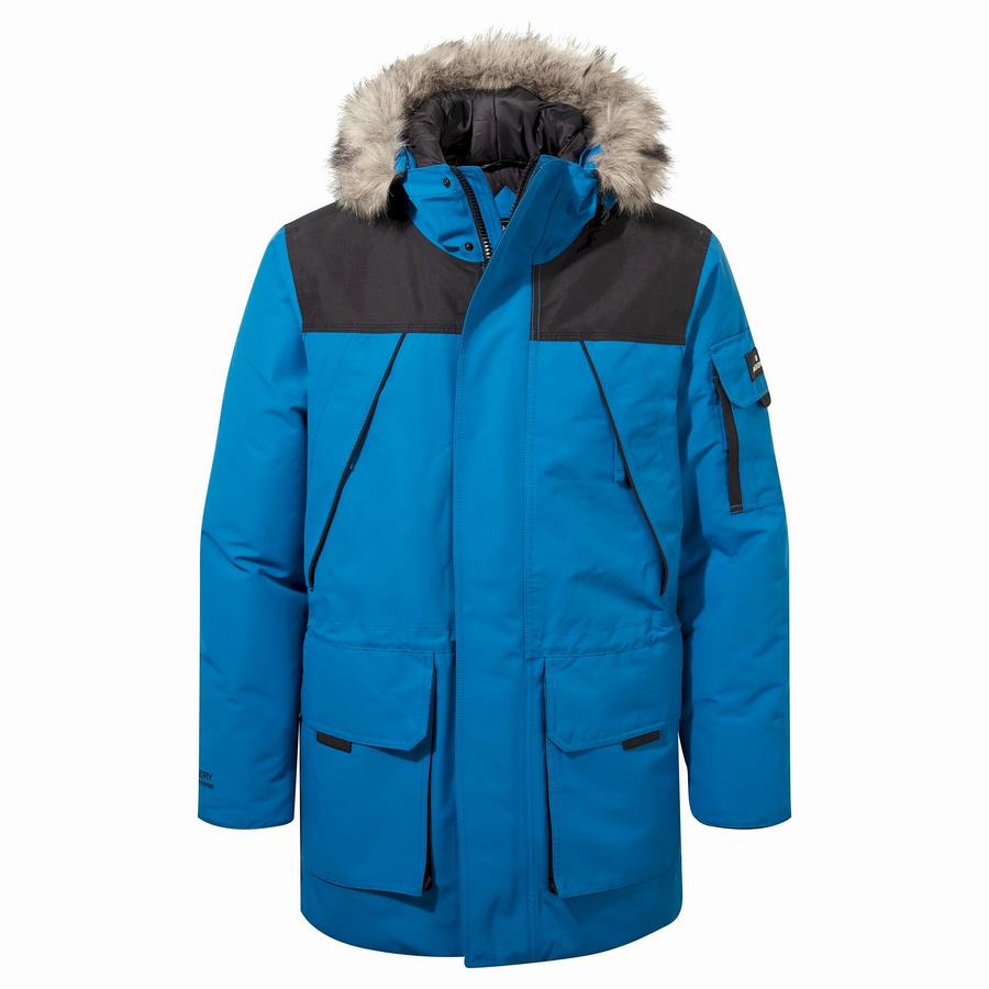 Vestes Craghoppers Bishorn II Insulated Bleu Noir Homme | KRV-6333421