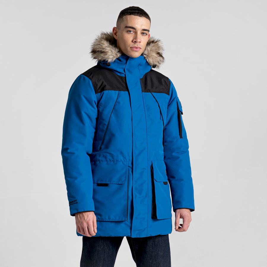 Vestes Craghoppers Bishorn II Insulated Bleu Noir Homme | KRV-6333421