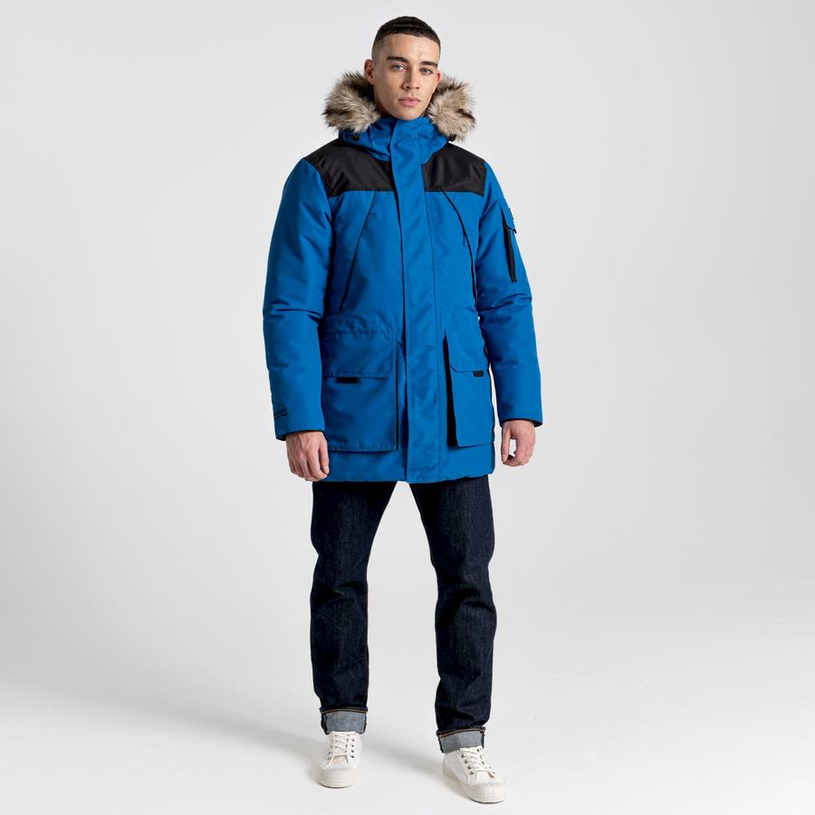 Vestes Craghoppers Bishorn II Insulated Bleu Noir Homme | KRV-6333421