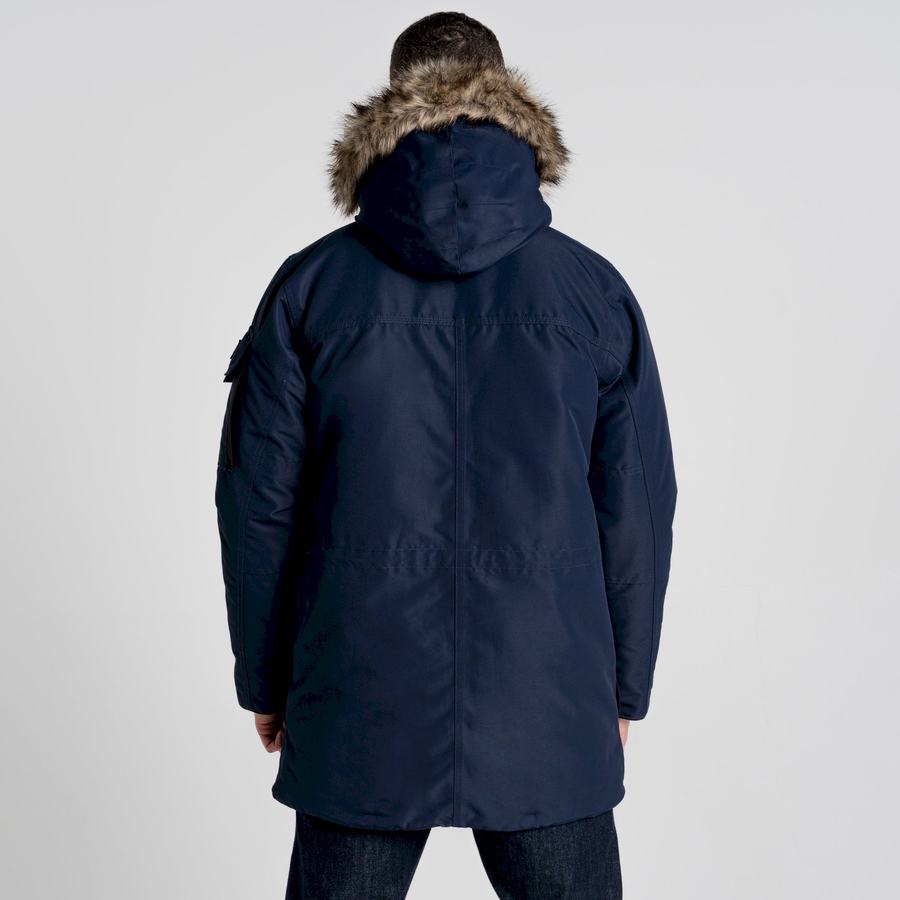 Vestes Craghoppers Bishorn II Insulated Bleu Bleu Marine Homme | BSR-0754097