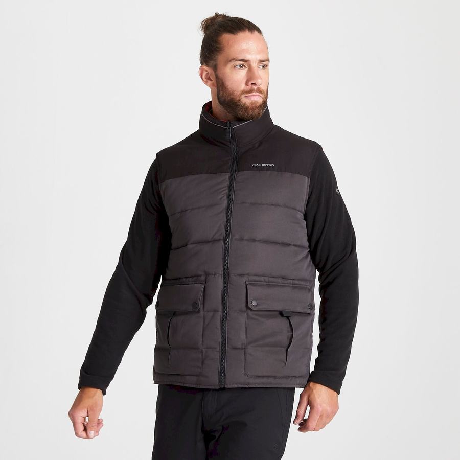 Gilet Craghoppers Trillick Downlike Noir Homme | DFC-2368126