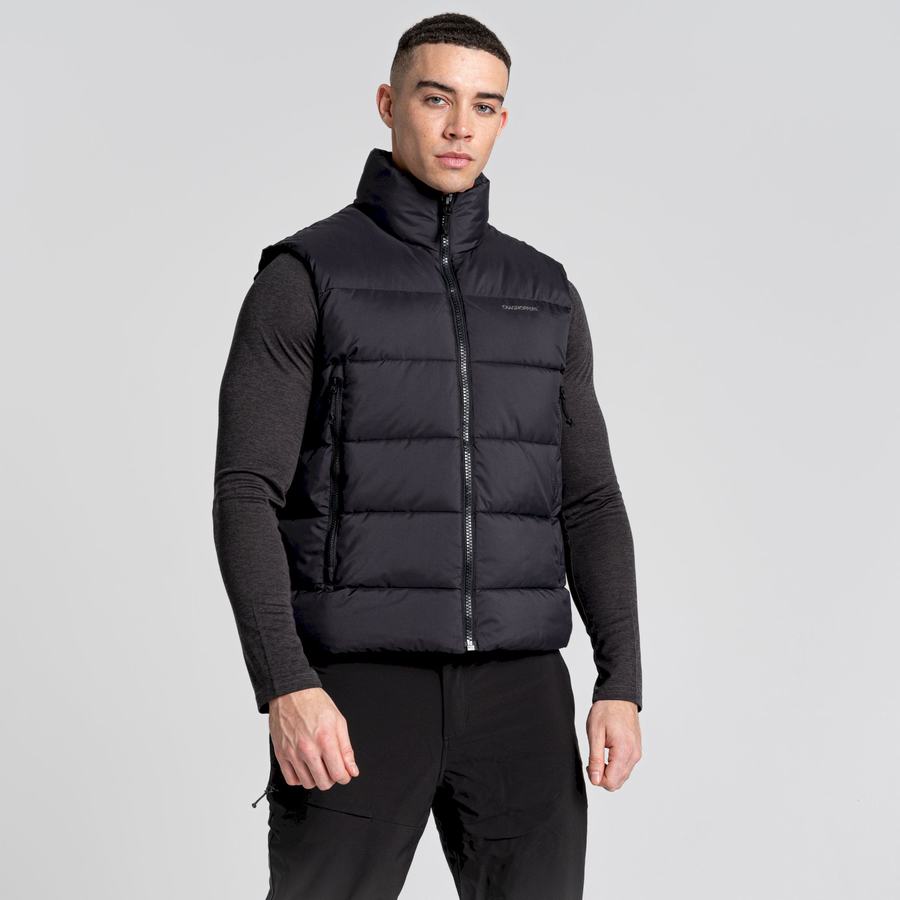 Gilet Craghoppers Sutherland Vest Noir Homme | LWA-0676681