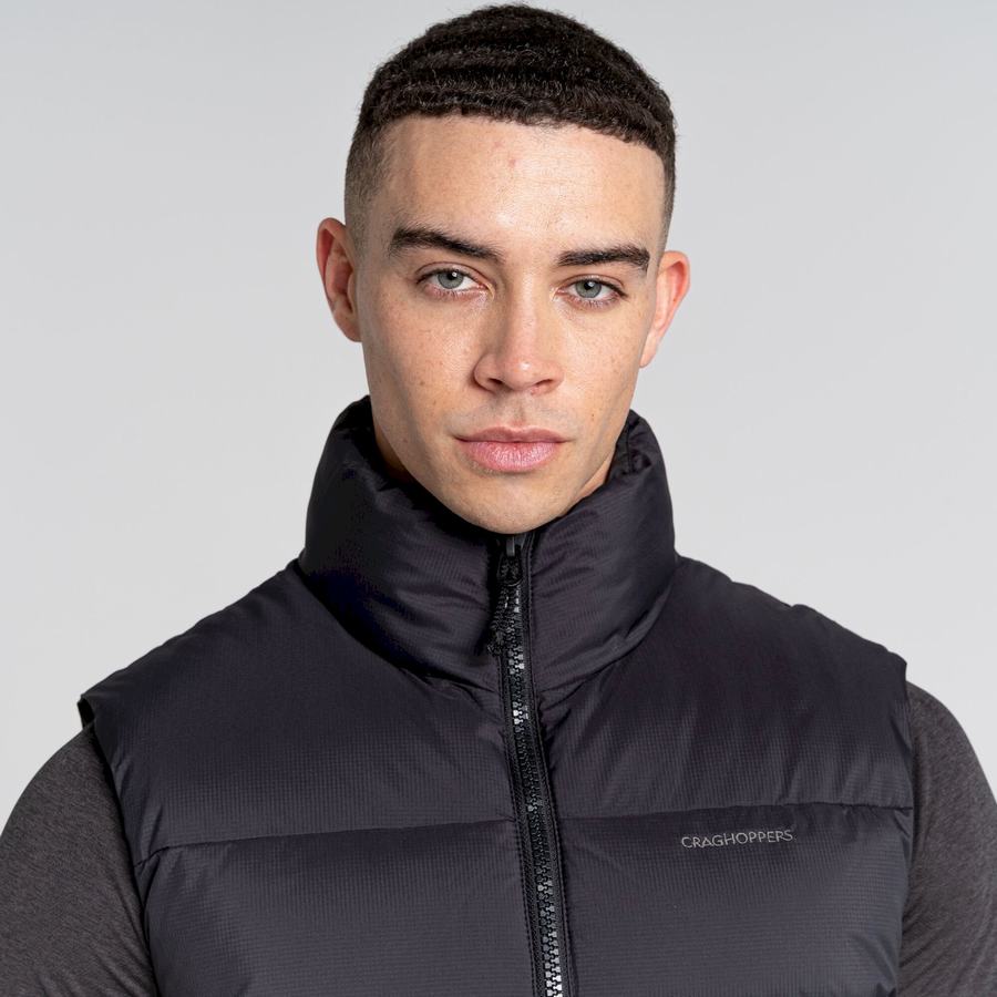 Gilet Craghoppers Sutherland Vest Noir Homme | LWA-0676681