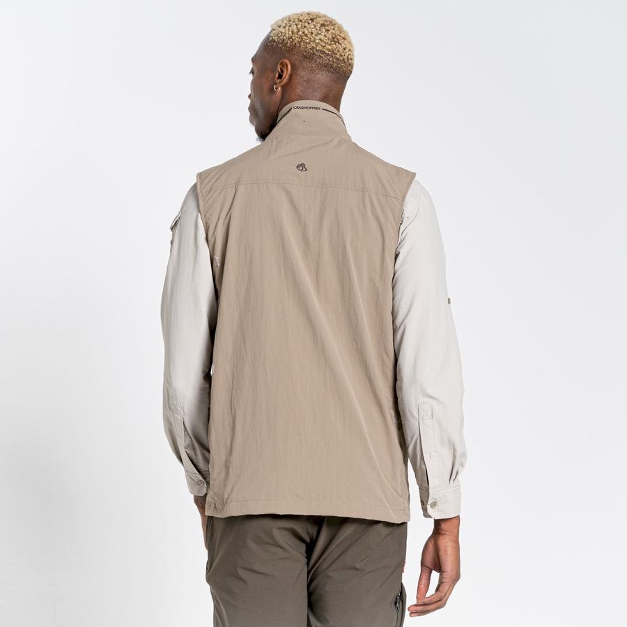 Gilet Craghoppers NosiLife Adventure II Beige Homme | SOP-3545830