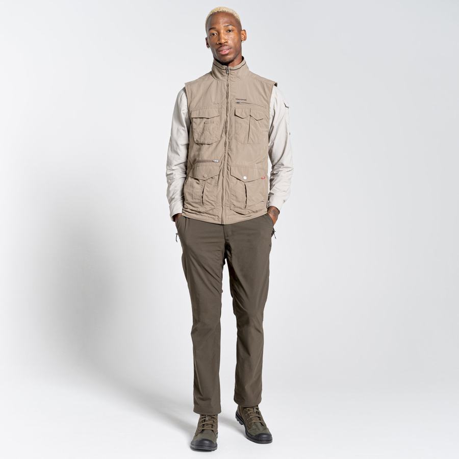 Gilet Craghoppers NosiLife Adventure II Beige Homme | SOP-3545830