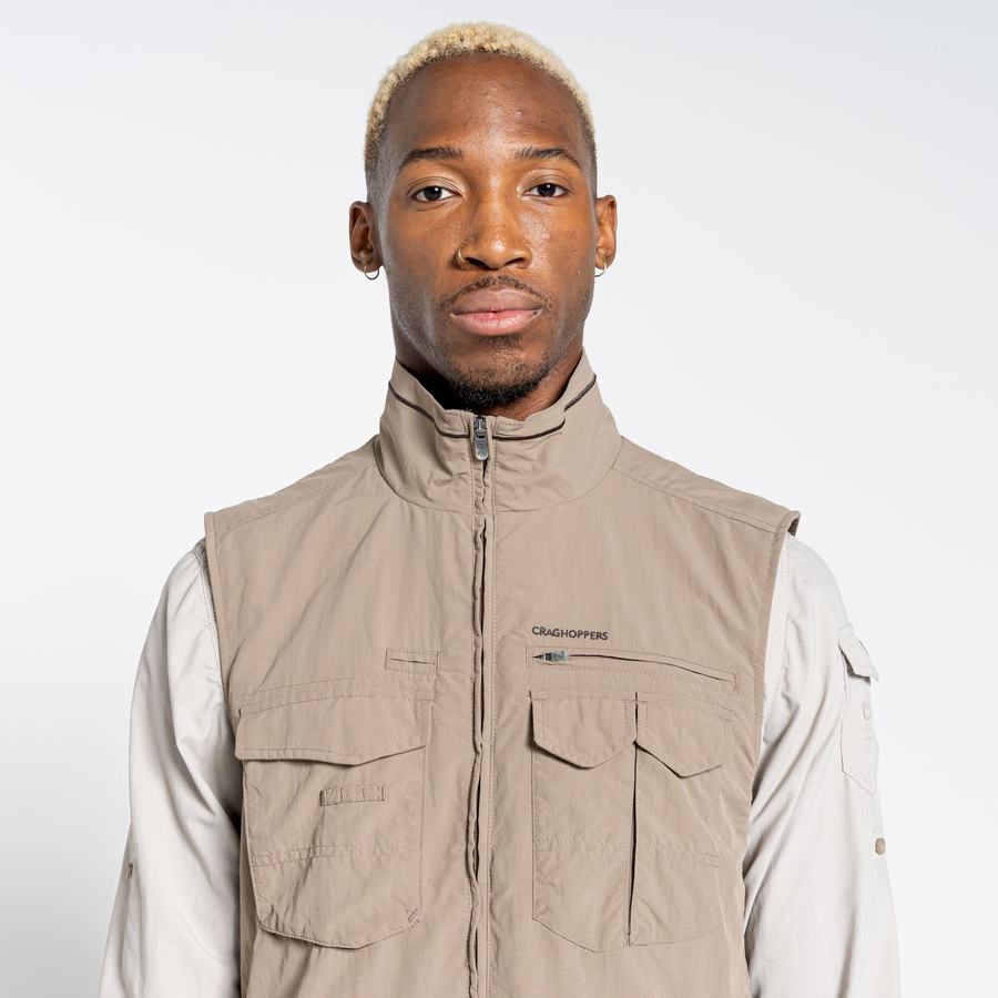 Gilet Craghoppers NosiLife Adventure II Beige Homme | SOP-3545830