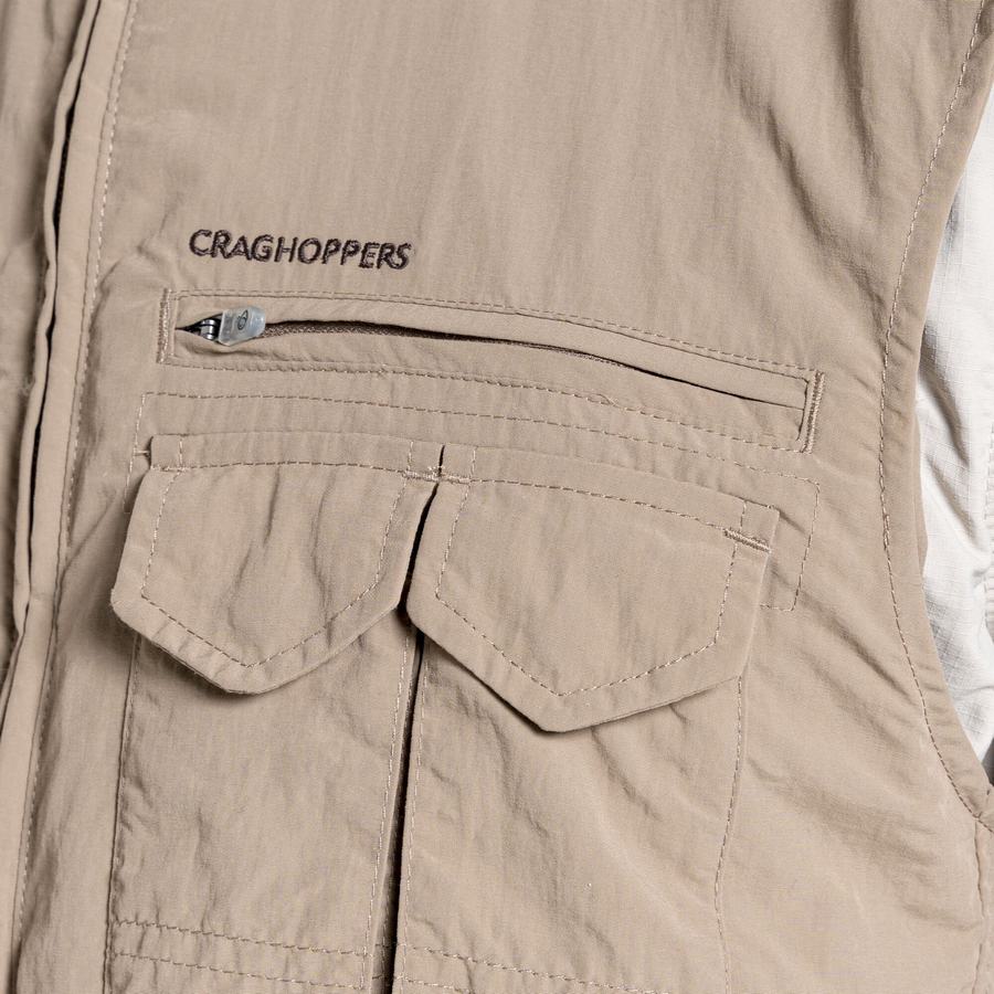 Gilet Craghoppers NosiLife Adventure II Beige Homme | SOP-3545830