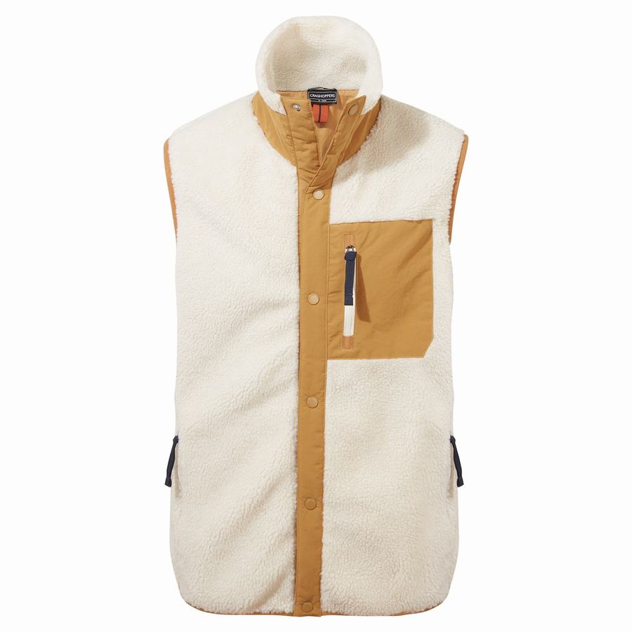 Gilet Craghoppers Mercer Vest Blanche Homme | EGY-2809063