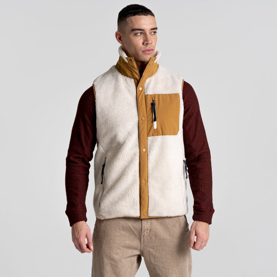 Gilet Craghoppers Mercer Vest Blanche Homme | EGY-2809063