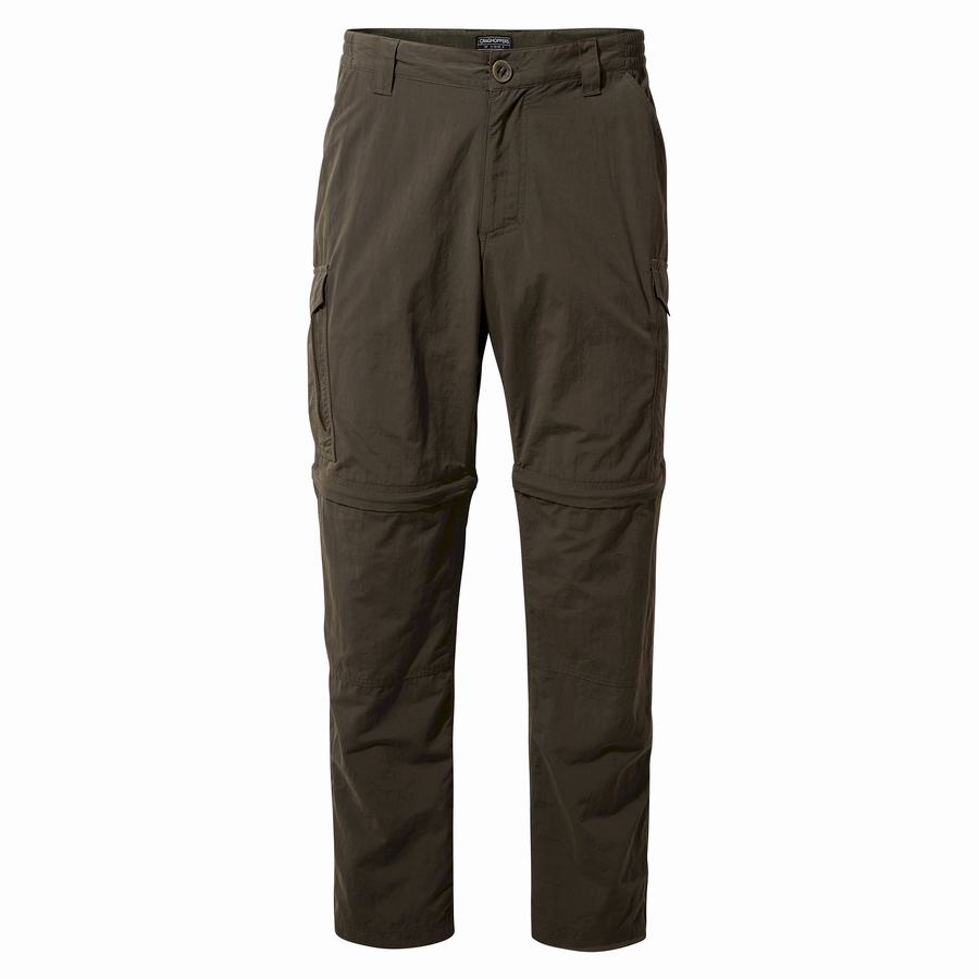 Pantalons Craghoppers NosiLife II Vert Homme | XYM-2662725