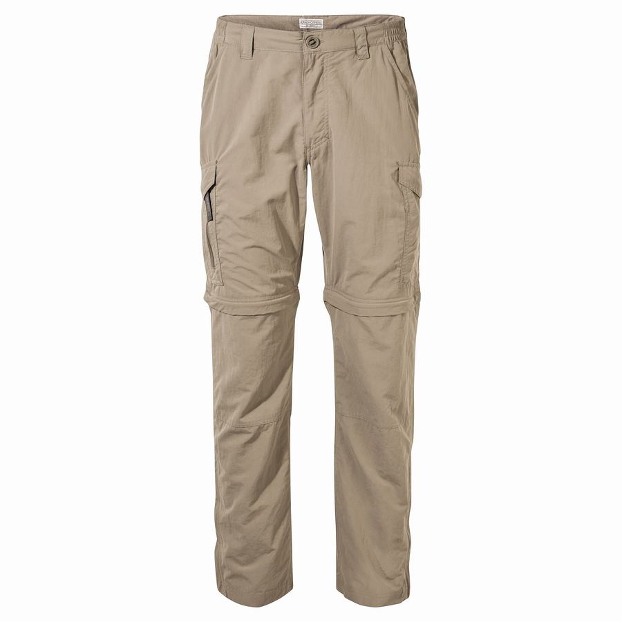 Pantalons Craghoppers NosiLife II Kaki Homme | MGQ-0287133