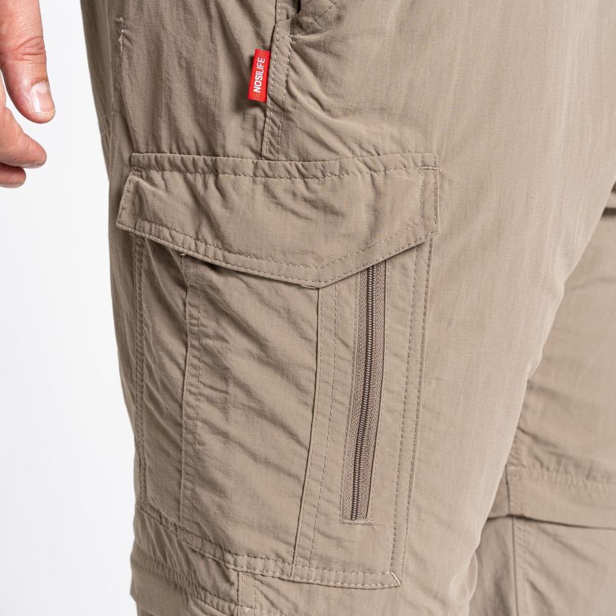 Pantalons Craghoppers NosiLife II Kaki Homme | MGQ-0287133