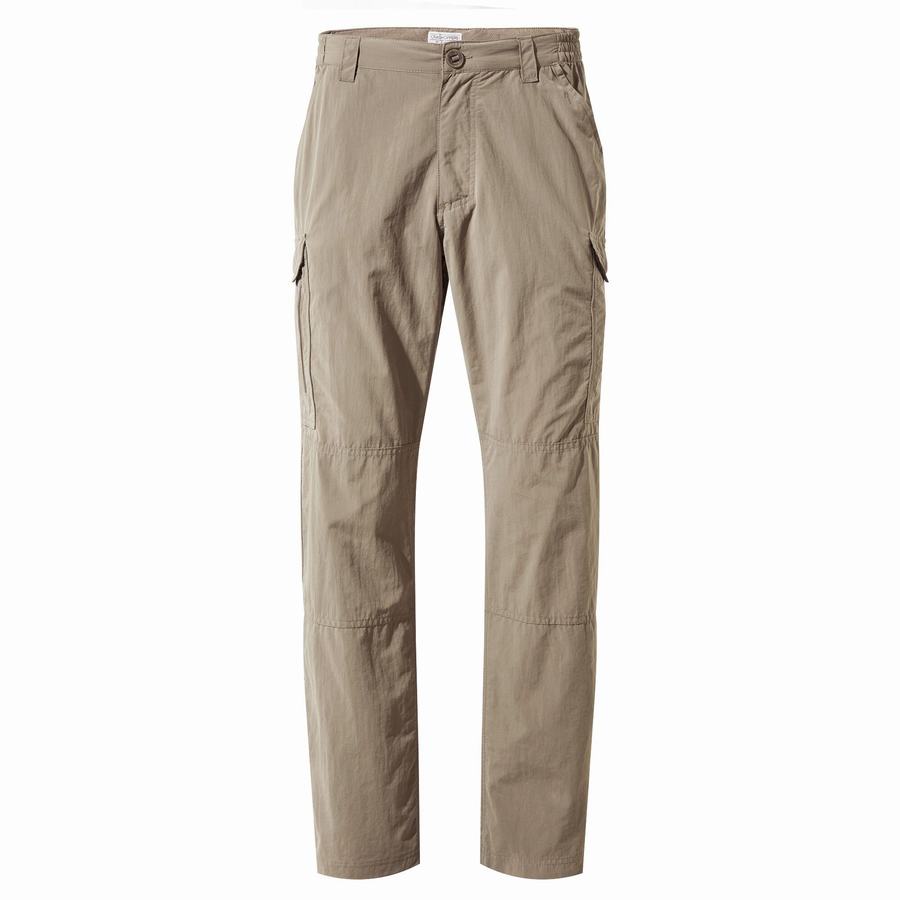 Pantalons Craghoppers NosiLife Cargo II Kaki Homme | NXQ-2852456