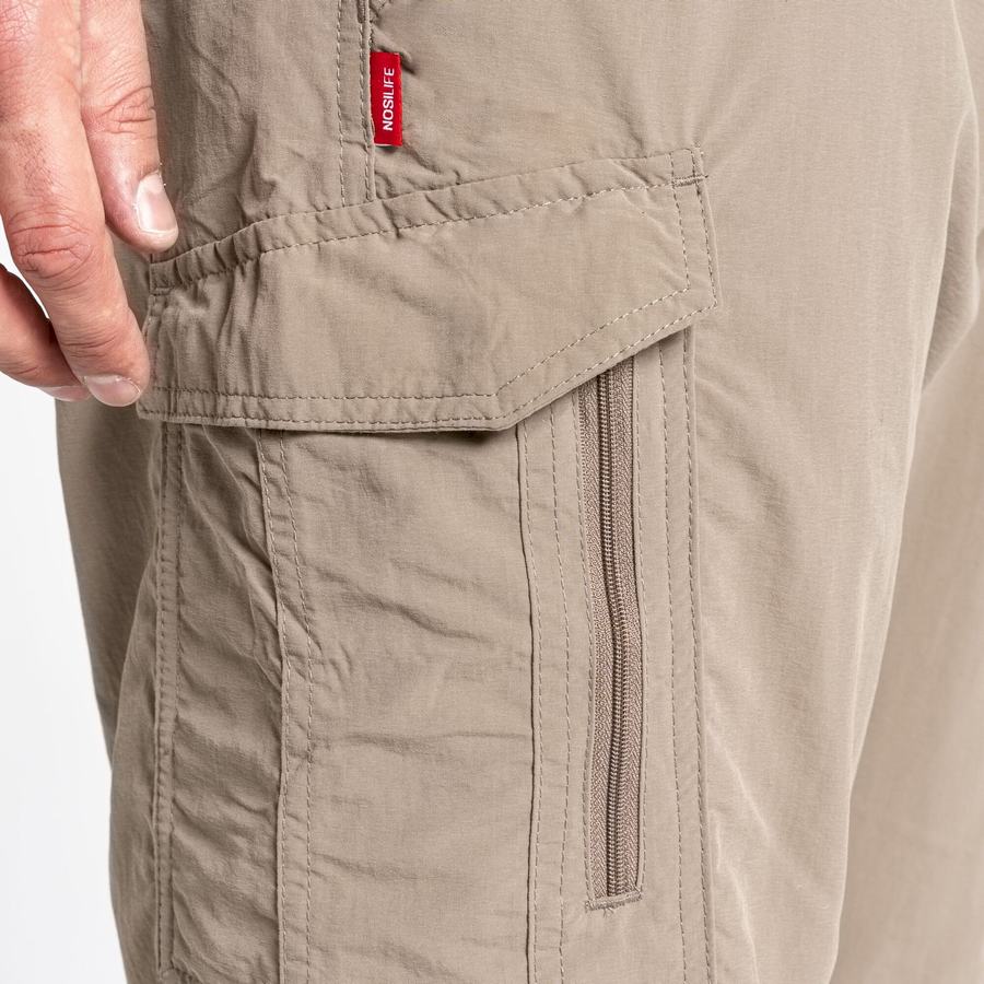 Pantalons Craghoppers NosiLife Cargo II Kaki Homme | NXQ-2852456