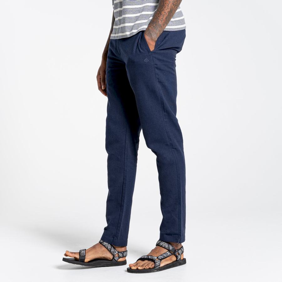 Pantalons Craghoppers Nosibotanical Buck Bleu Bleu Marine Homme | JNT-8981364