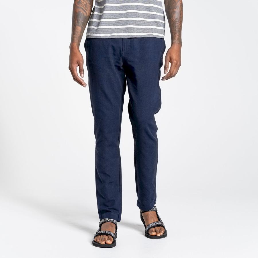 Pantalons Craghoppers Nosibotanical Buck Bleu Bleu Marine Homme | JNT-8981364