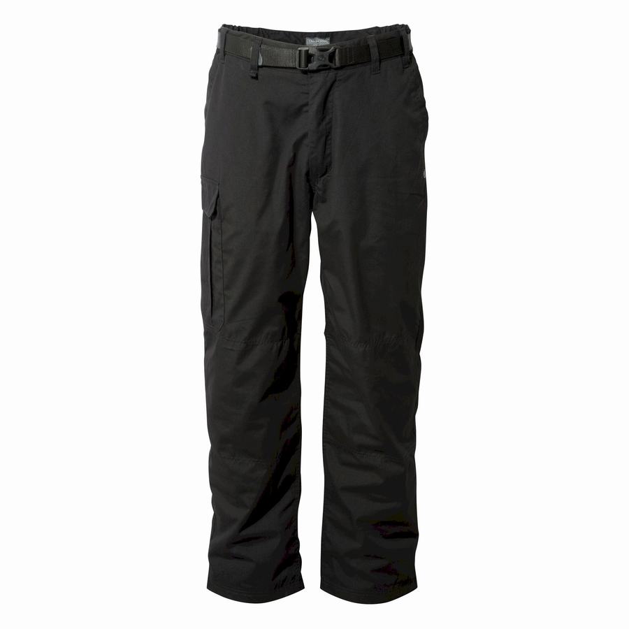 Pantalons Craghoppers Kiwi D'hiver Doublée Noir Homme | CCR-5604567