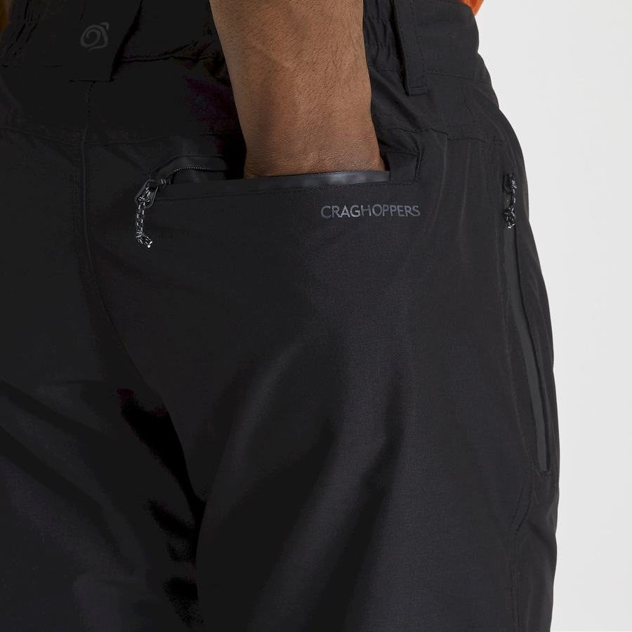 Pantalons Craghoppers Kiwi Pro II Imperméables Noir Homme | UDE-0361390