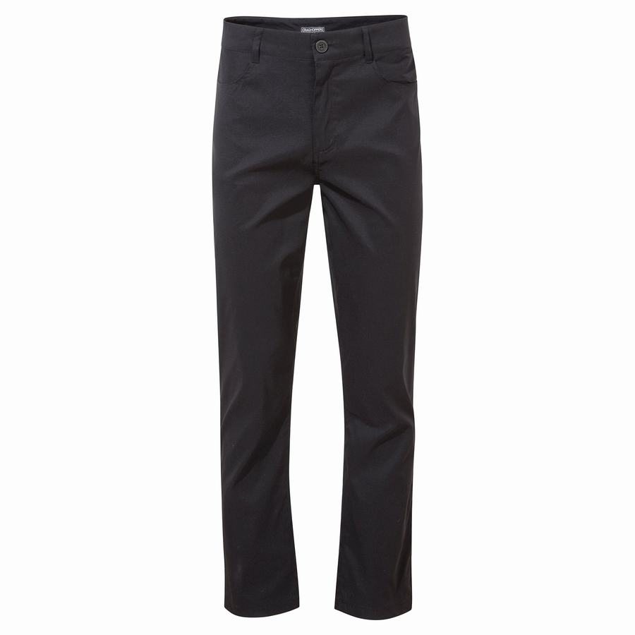 Pantalons Craghoppers Kiwi Pro 5 Pocket Noir Homme | BRP-7142885