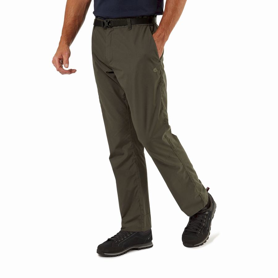 Pantalons Craghoppers Kiwi Boulder Vert Foncé Homme | GTM-7166659