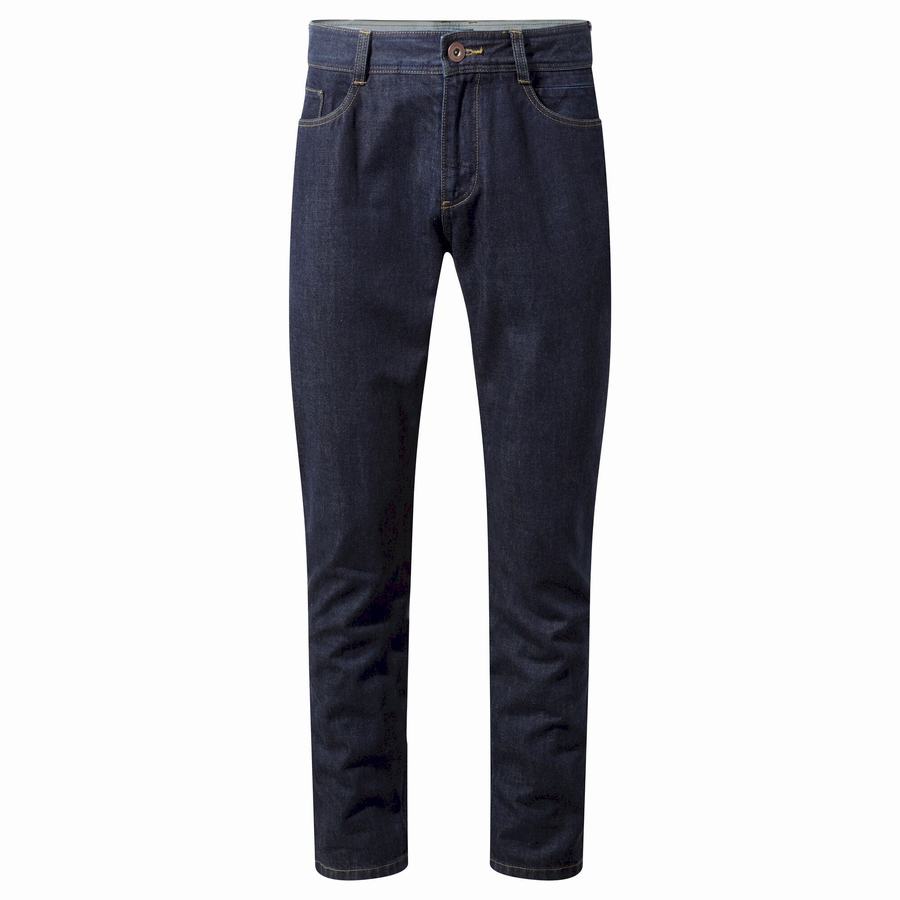 Pantalons Craghoppers Bardsey Jean Indigo Bleu Homme | KJN-4444938