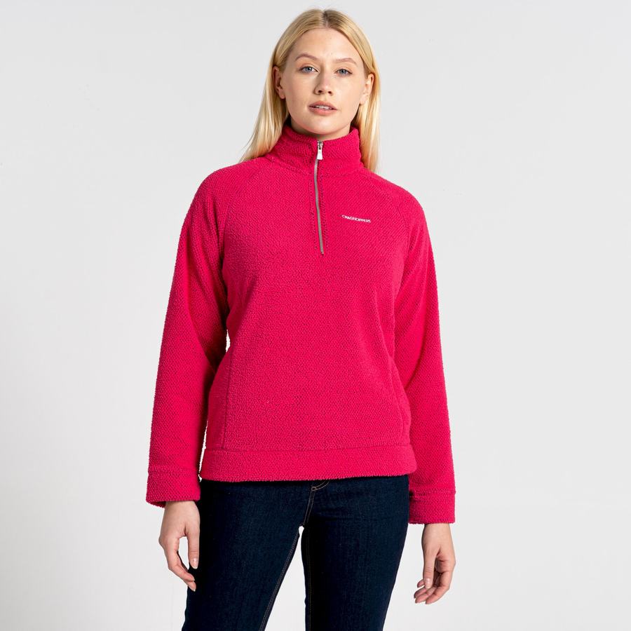 Chandails Craghoppers Lilian Half Zip Violette Fleur Femme | HYX-7265290