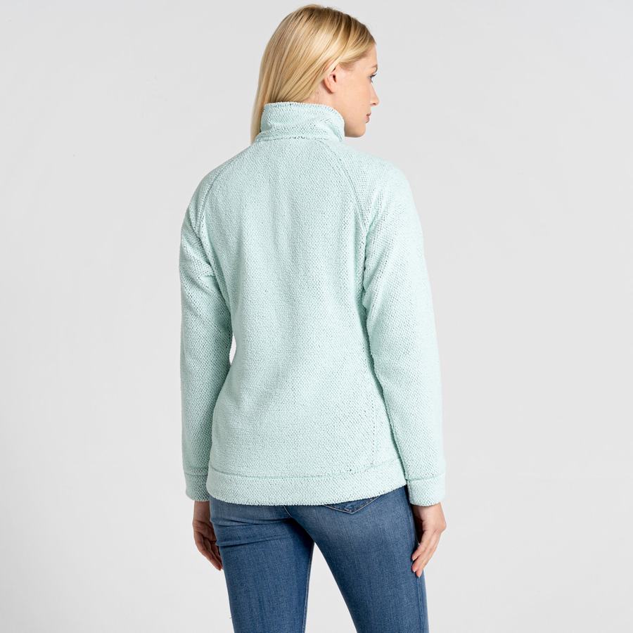 Chandails Craghoppers Lilian Half Zip Vert Femme | VBQ-7436891