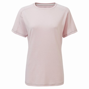 T Shirts Craghoppers Dynamic Corta Sleeved Rose Femme | UYP-0849064