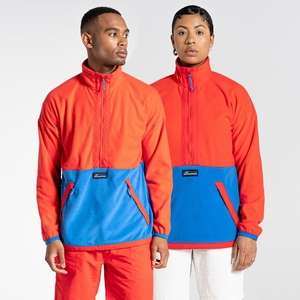 Chandails Craghoppers Welwood Half Zip Orange Rouge Bleu Homme | RDU-8244103