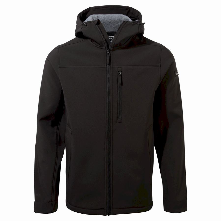 Vestes Craghoppers Oswin Insulated Encapuchonné Noir Homme | QAB-9182273