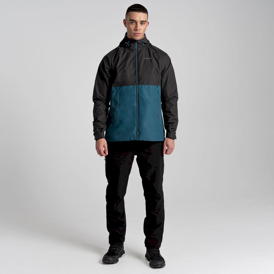 Vestes Craghoppers Sebastian Noir Vert Homme | IZZ-7723055