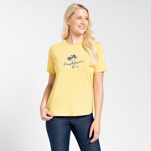 T Shirts Craghoppers Ally Corta Sleeved Jaune Femme | PNJ-7715867