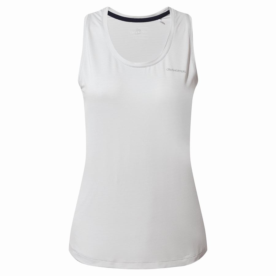 T Shirts Craghoppers Aliso Vest Top Blanche Femme | WRN-1556208